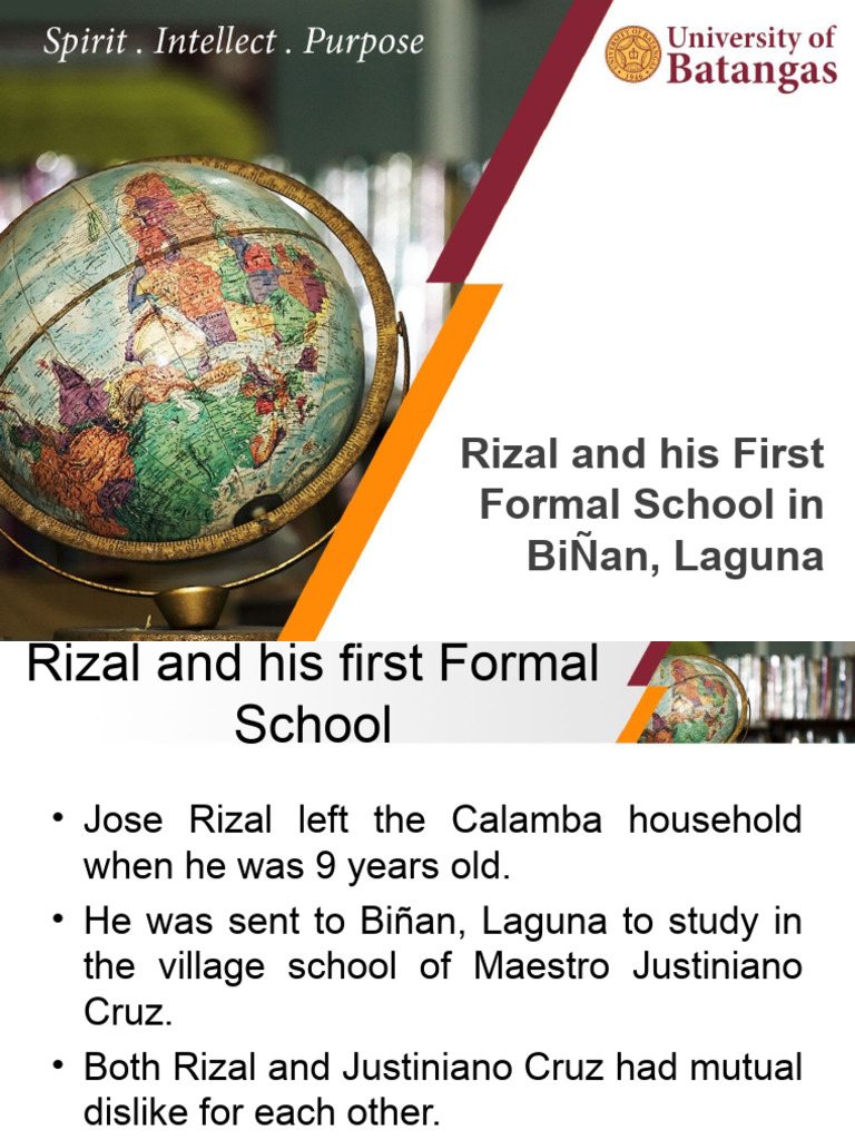 Rizal's First School in Biñan, Laguna | PDF