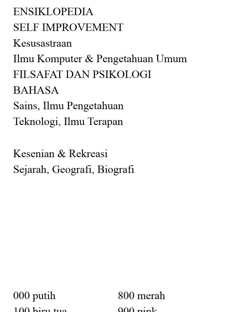 Panduan Lengkap Self Improvement | PDF | Ilmu Sosial