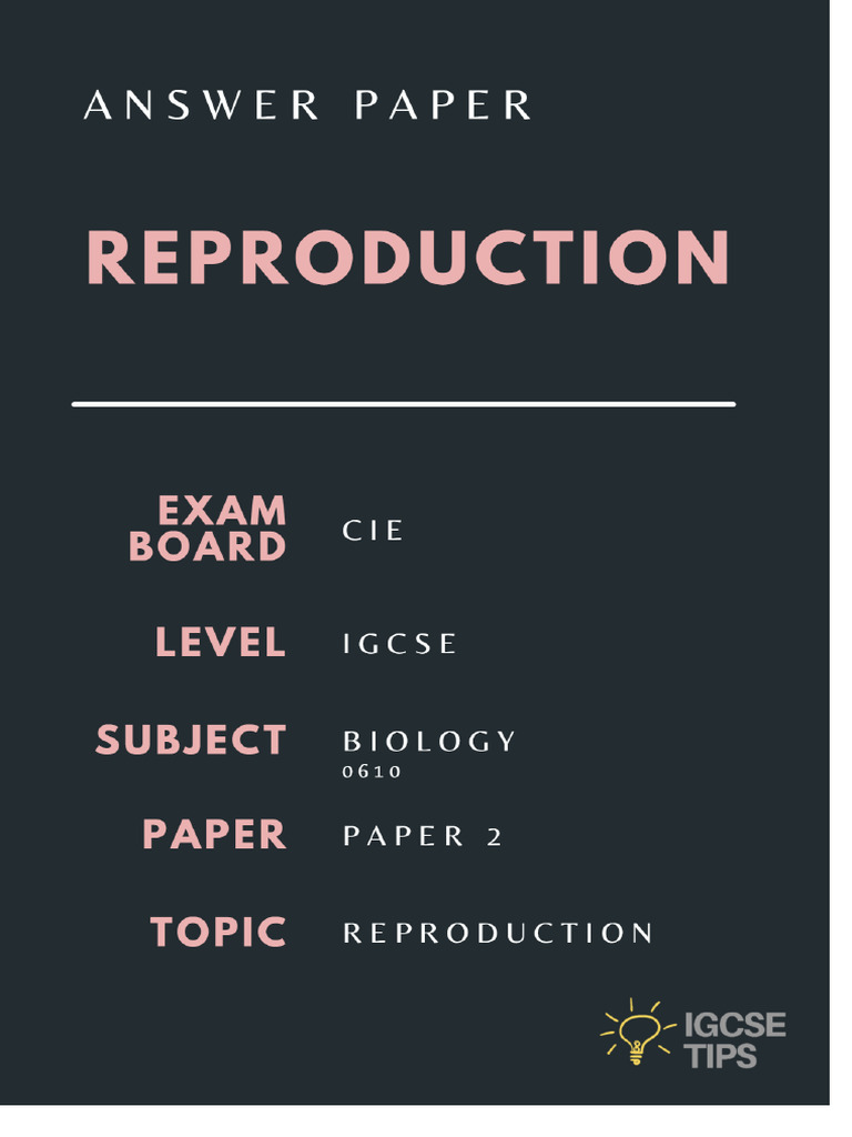 Reproduction - Paper 2 MS | PDF