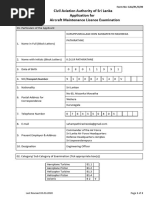 CAAP LCD Form 001 Application | PDF
