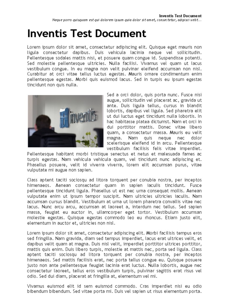 Invent Is Test Document | PDF | Business