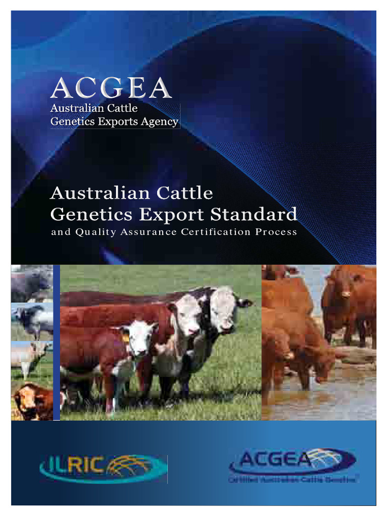Australian Genetic Catle Standard | PDF | Cattle | Horse Breeding