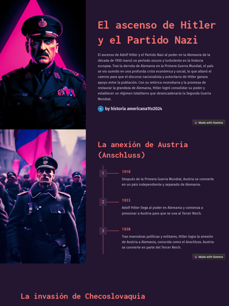 El Ascenso de Hitler y El Partido Nazi | PDF | Alemania nazi | Segunda ...
