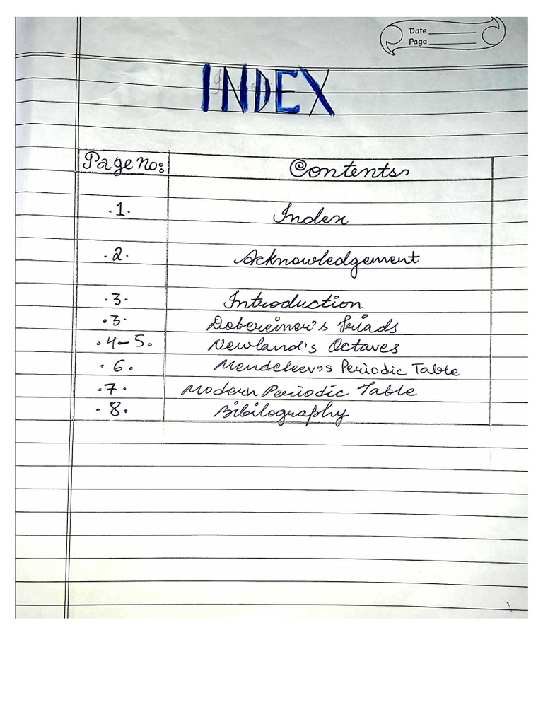 Modern Periodic Table Pdf