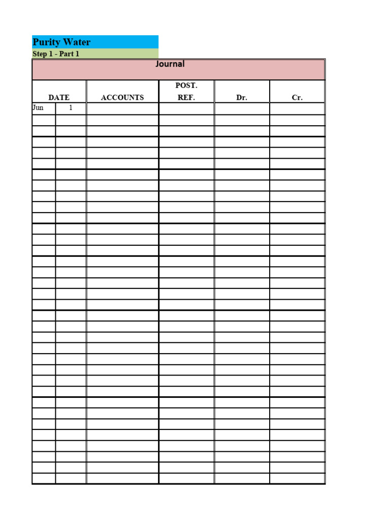 Summative Assessment Excel Template+ (for+STUDENTS) + (Accounting Cycle ...