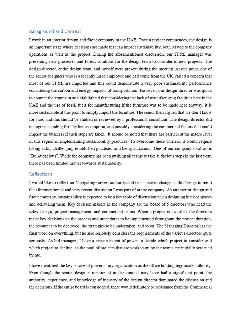 Exercise - Leading With Others | PDF | Sustainability | Information