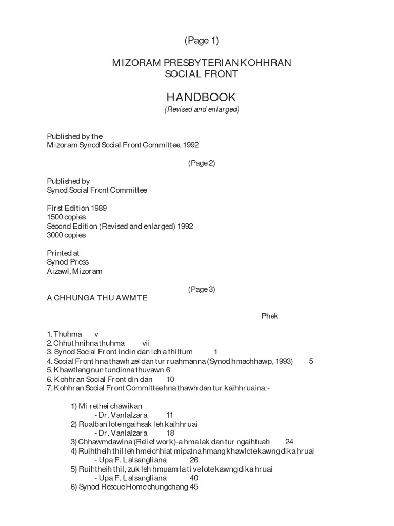 Ssf Handbook Pdf