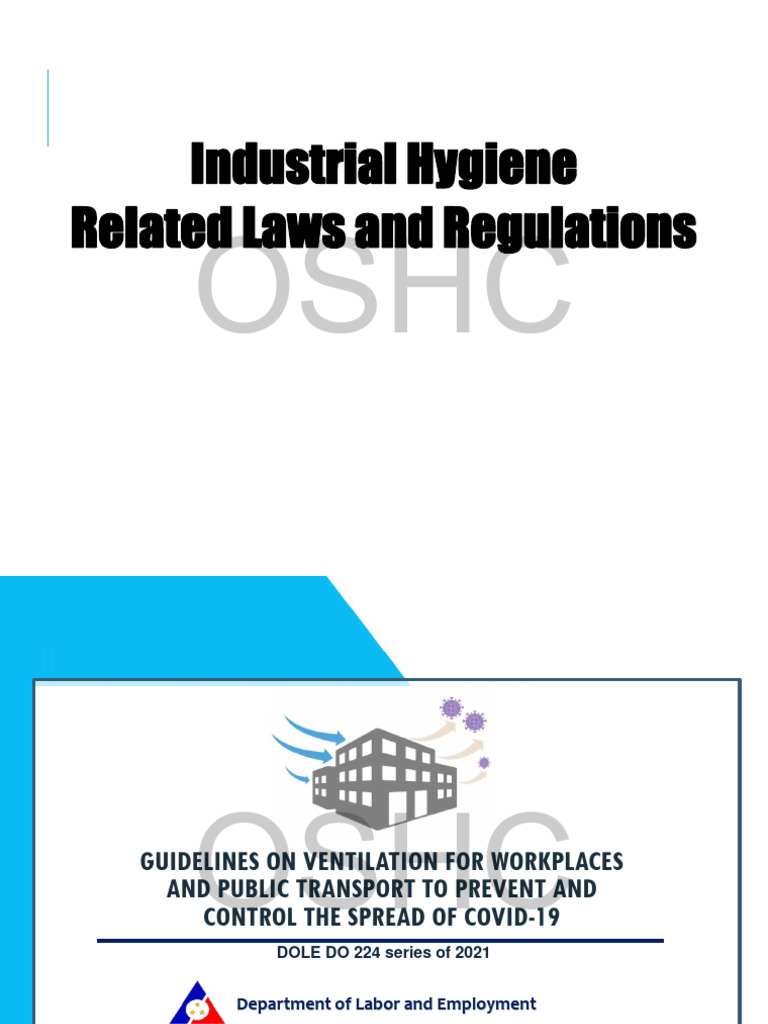 IH Related Laws and Regulations | PDF | Occupational Safety And Health ...