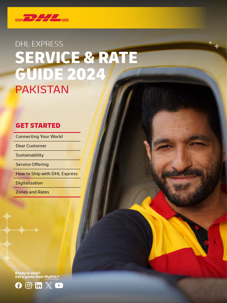 DHL Express Rate Guide 2024 Pakistan | PDF | Logistics | Economies