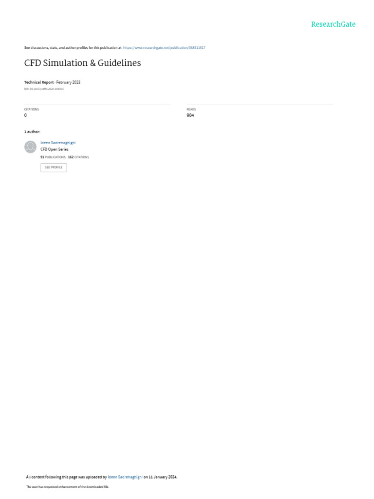 CFD Simulation Guidelines Overview | PDF | Computational Fluid Dynamics ...