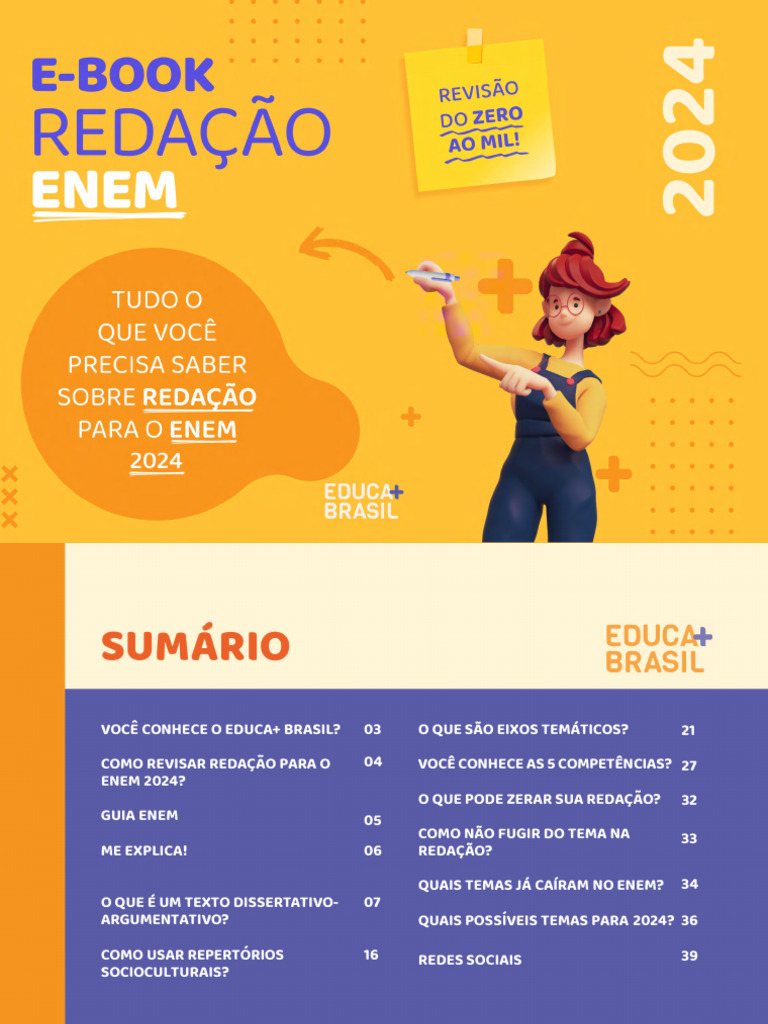 Guia de Redação ENEM 2024: Dicas e Temas | PDF