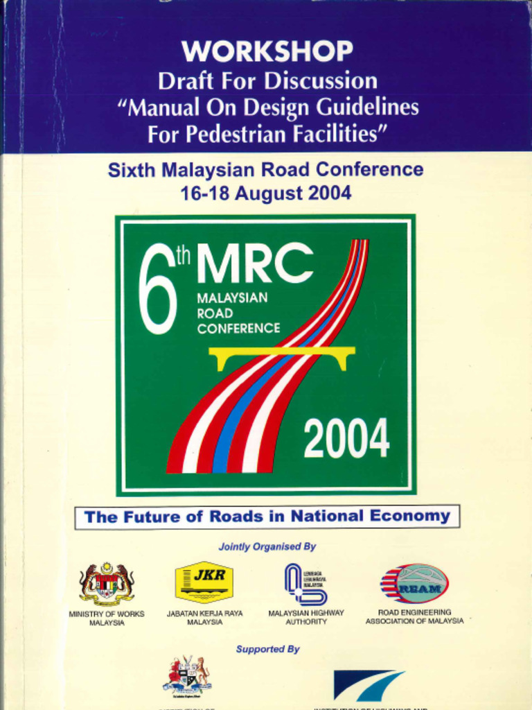 Chapter 1 20191206mrc6 Aug2014 Draft Pedestrian Facilities Pdf