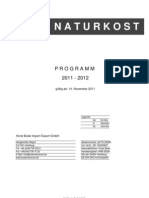 Bode Naturkost - Neue Preisliste 2011-2012