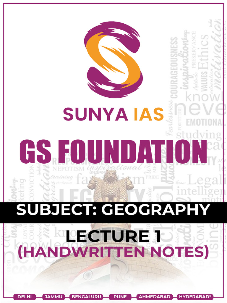 Geography GS Foundation Notes | PDF