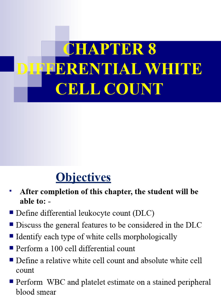 Differential Leukocyte Count Methods | PDF | White Blood Cell | Granulocyte