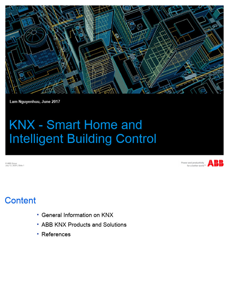 KNX Basic Introduction 2017 en | PDF | Building Automation | Electrical ...
