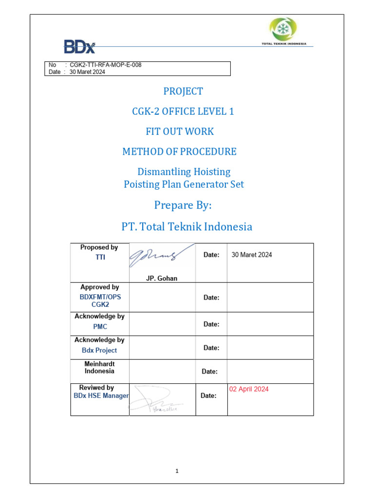 CGK-2 Office Fit-Out Procedure Guide | PDF | Forklift | Manufactured Goods