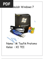 Download Makalah Windows 7 by M Taufik Pratomo SN74990299 doc pdf