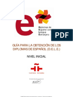 Guia para La Obtencion de Los Diplomas de Español - Nivel Inicial