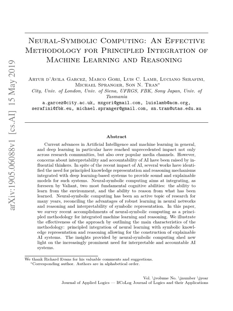 Neural-Symbolic Computing for AI Integration | PDF | Artificial ...