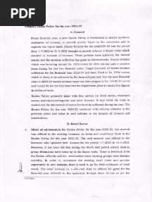Punjab Excise Policy 2024-25