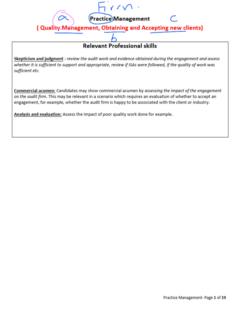 Quality Management in Practice | PDF | Audit | Auditor's Report