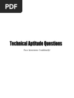 Download Technical Aptitude Questions eBook by suganthan SN7499306 doc pdf