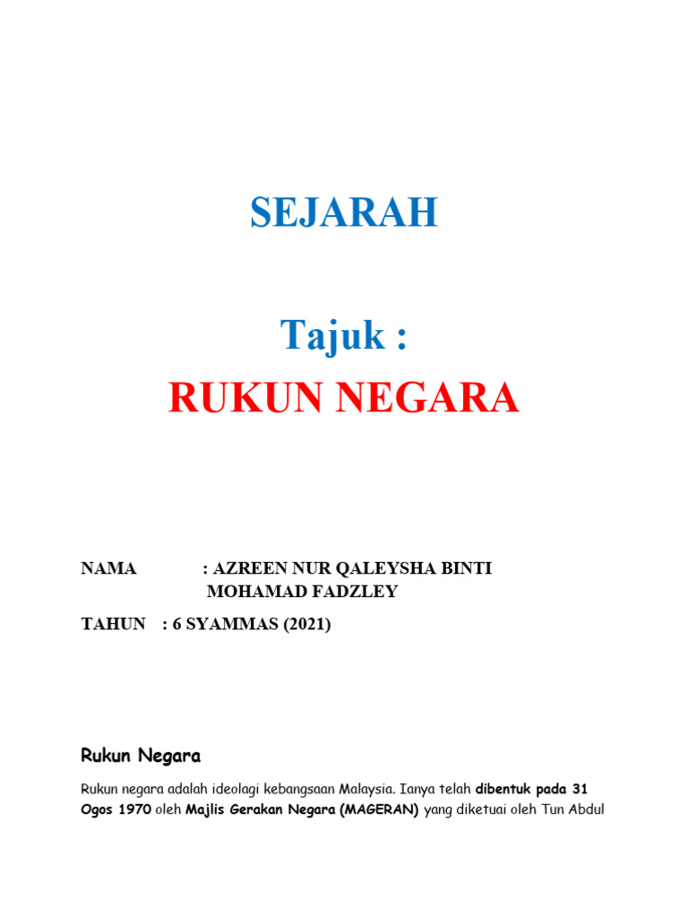 Buku Skrap Sejarah | PDF