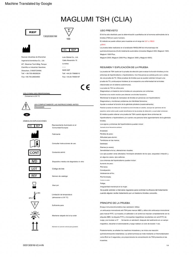 Snibe maglumi tsh clia espa ol pdf hormona estimulante de la