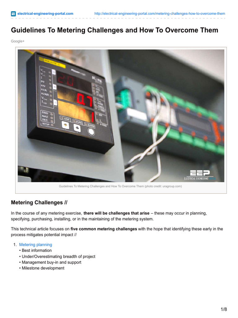 Overcoming Common Metering Challenges | PDF | Flow Measurement ...