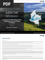 Httpsarrowexploration - Cawp-Contentuploads202304arrow Exploration April 8 2023 Corporate Presentation-V2 PDF