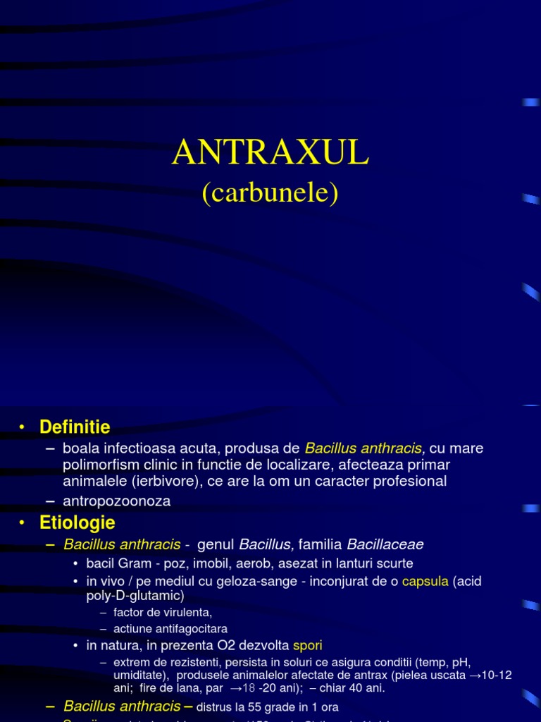 ANTRAX | PDF