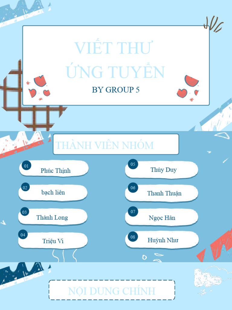 Sky Blue and White Cute Simple Doodle Group Project Presentation | PDF