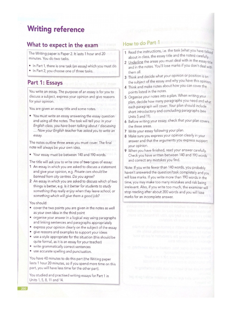 Writing Reference Linguaskill | PDF