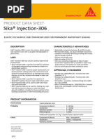 Sika Injection 304 | PDF | Viscosity | Water