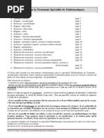 Livret D'automatisme 1ère Spé | PDF