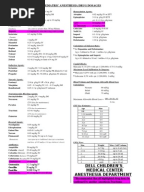 Worksheets Pediatric Anesthesia Worksheet pediatric anesthesia drug dosages