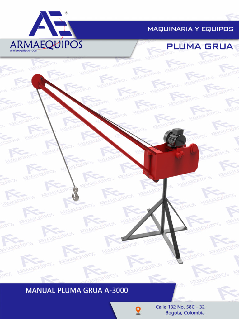 FT Manual Pluma Grua A 3000 | PDF