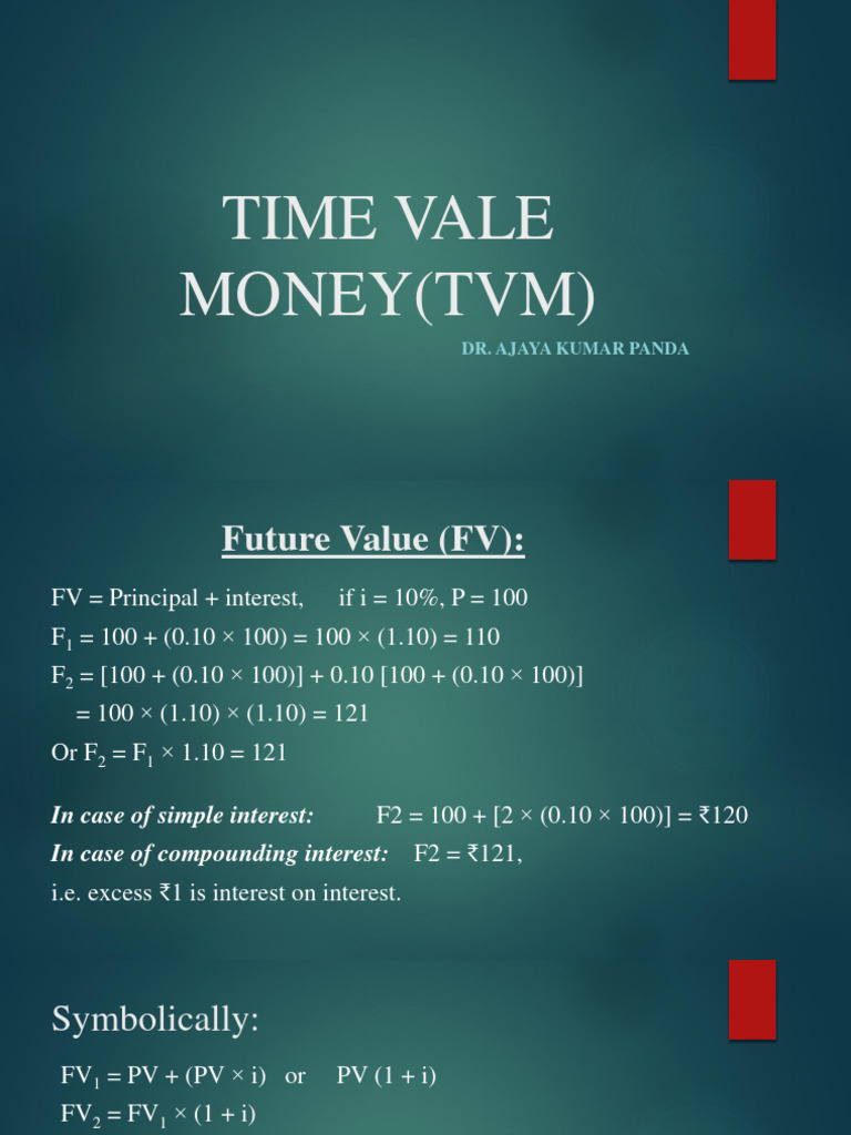 Understanding Time Value of Money Concepts | PDF | Present Value | Interest