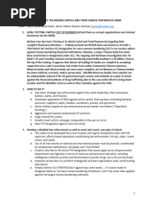 David Asher: Plan of Attack Against The Cartels and Triads