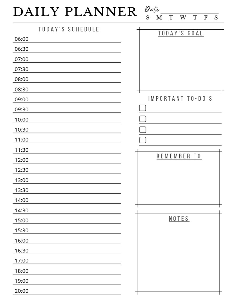 NH Free Daily Planner 2.0 | PDF | Sports & Recreation