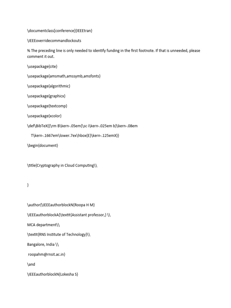 Cloud Cryptography Techniques Explained | PDF | Public Key Cryptography ...