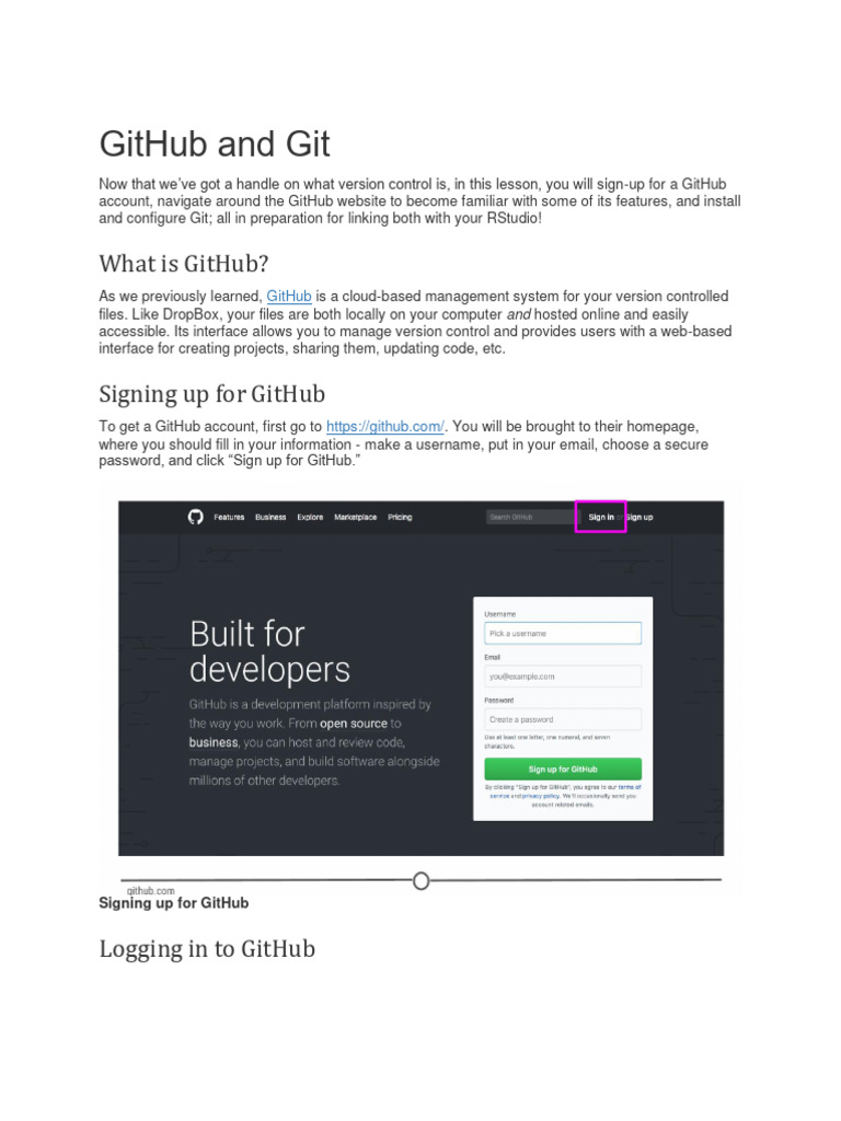 44GitHubandGit 200503 232302 | PDF | Login | Command Line Interface
