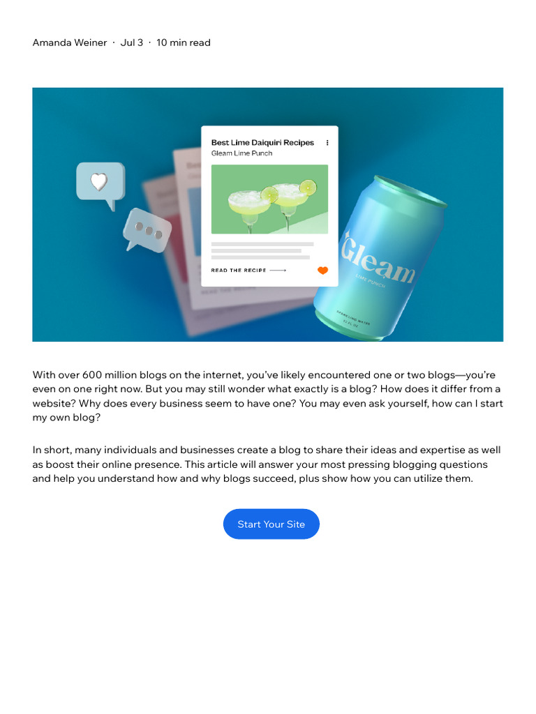 What Is A Blog Definition And Why You Need One Pdf Search Engine