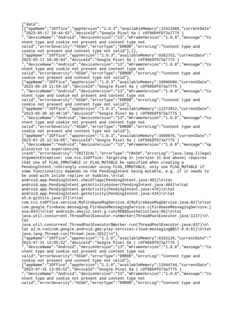 2office ErrorReport | PDF | Alphabet Inc. | Embedded Linux Distributions