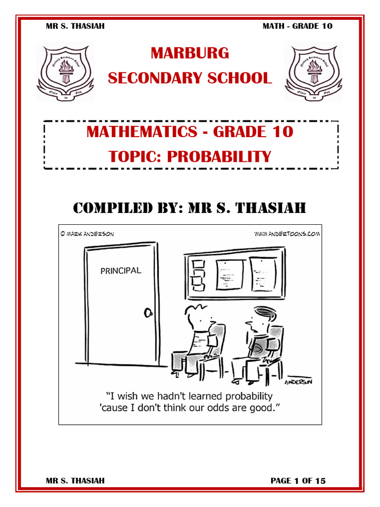 Probability Pdf Mathematics Probability