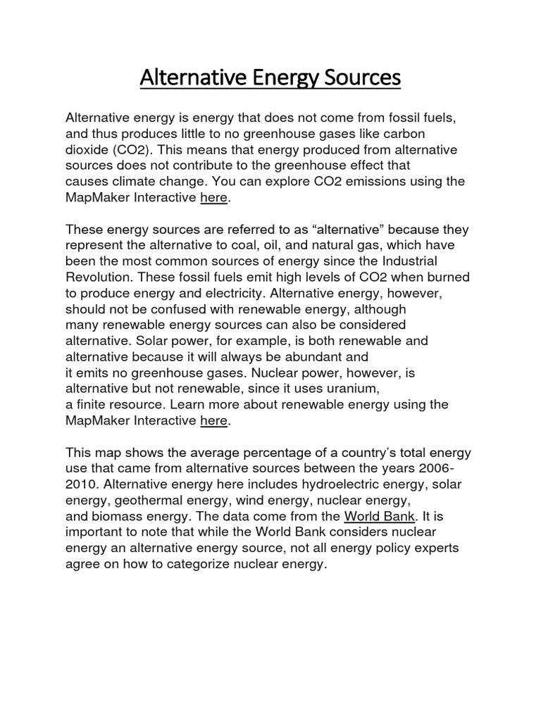 Alternative Energy Sources Pdf Download