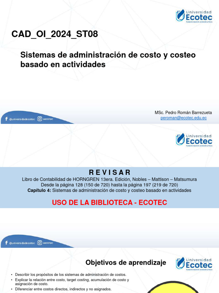 Contabilidad Administrativa Pdf Contabilidad Costo