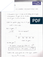 Math 1 - Exponential Growth Notes