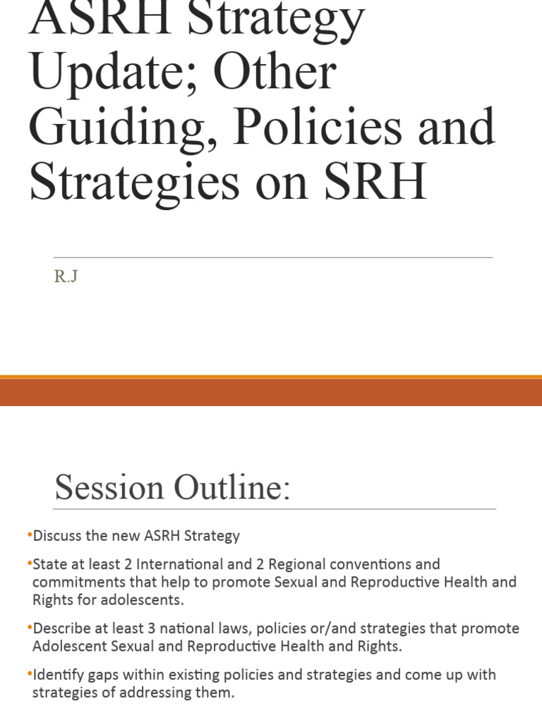 Adolescent Sexual Health Strategy Overview | PDF | Reproductive Rights ...